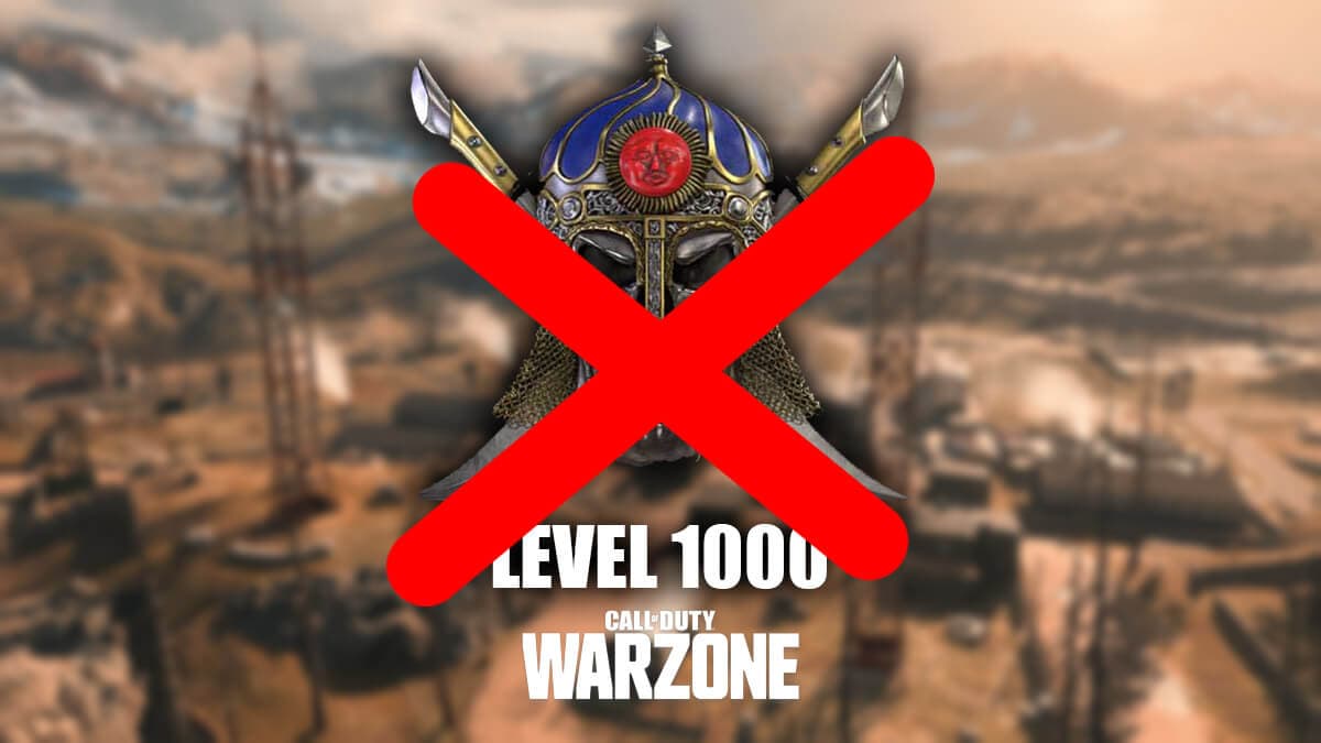 Warzone level 1,000 hack reportedly shut down