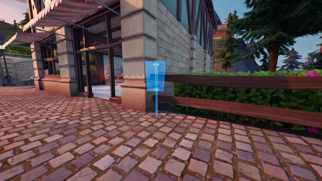 missing person sign in Fortnite