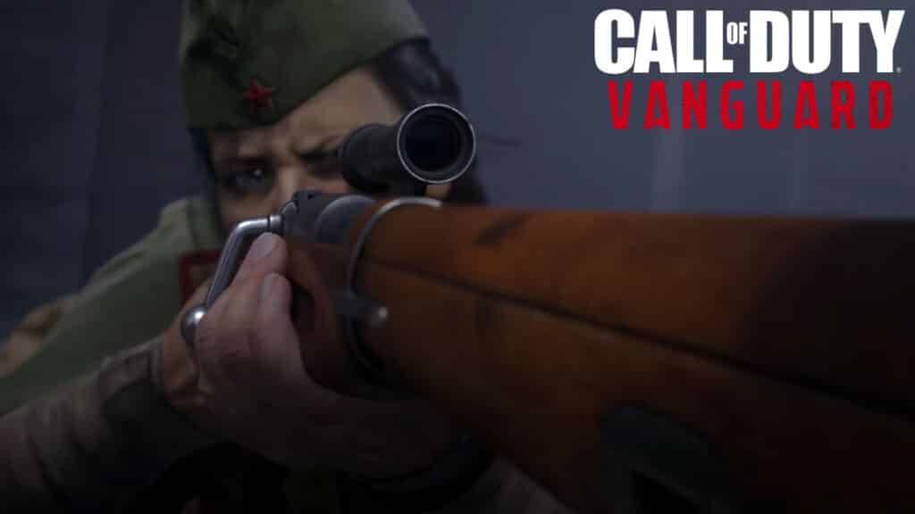 Polina sniping in Call of Duty: Vanguard