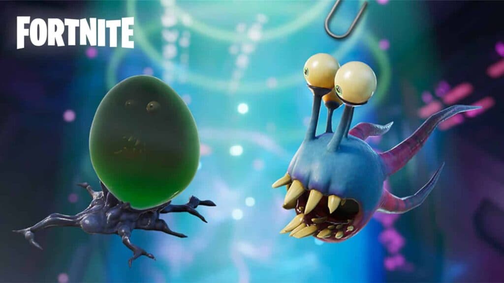 Alien Parasite and Parasite Egg in Fortnite