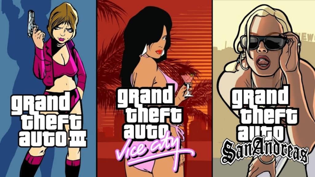GTA Trilogy Remastered artworks