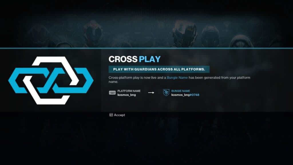 destiny 2 crossplay screen