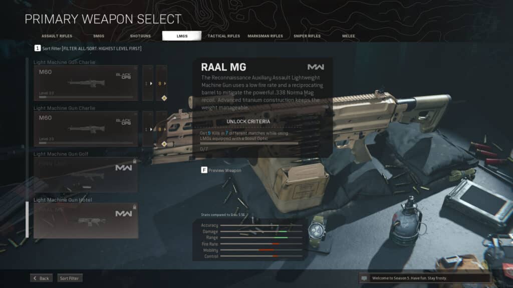 How to unlock the RAAL MG in Warzone and Modern Warfare