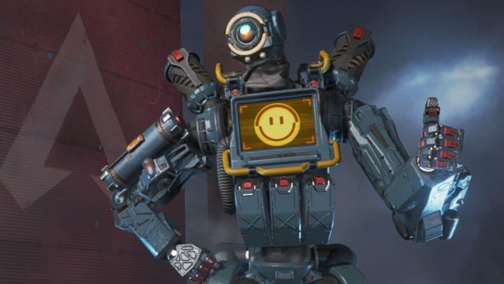 apex legends pathfinder with thumbs up