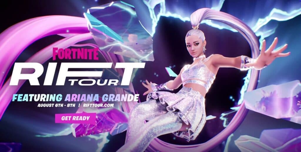 Fortnite Ariana Grande Skin in 2021 Rift Tour