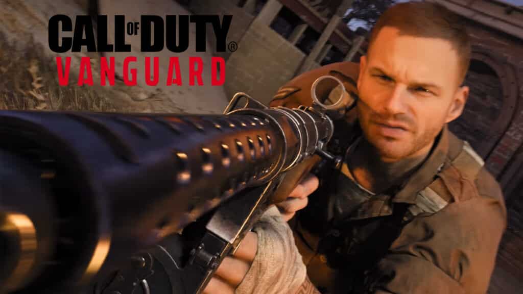 cod vanguard character holding a weapon