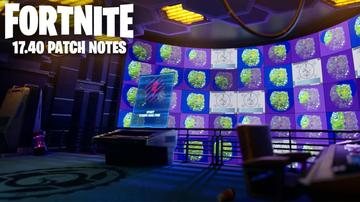 Fortnite 17.40 patch notes