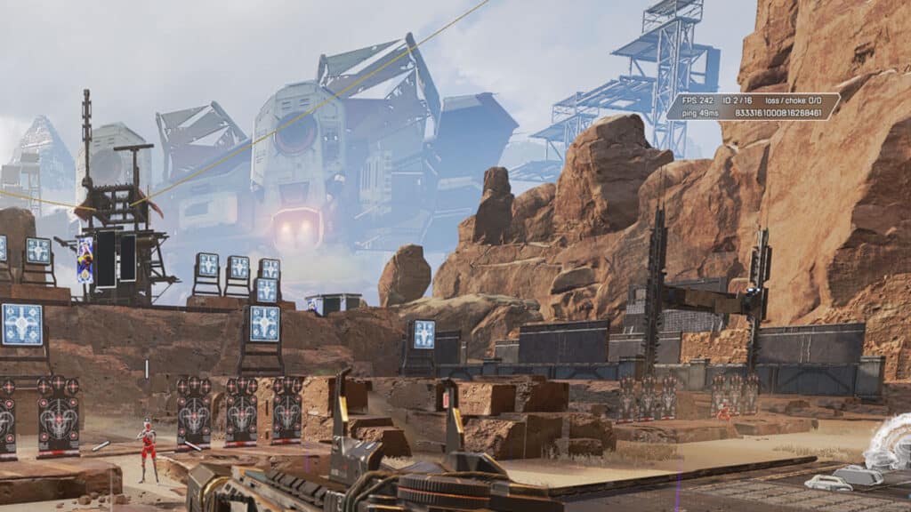 Apex Legends FPS Counter in game