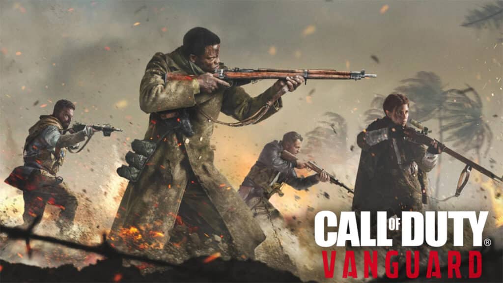 Characters firing weapons in Call of Duty Vanguard