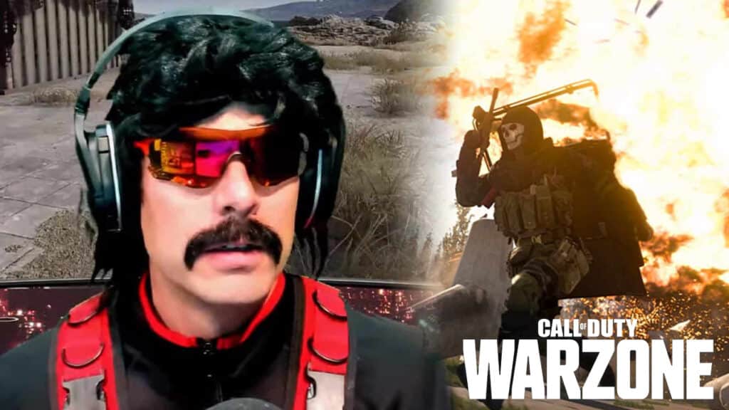 Dr Disrespect and Ghost Operator in Warzone