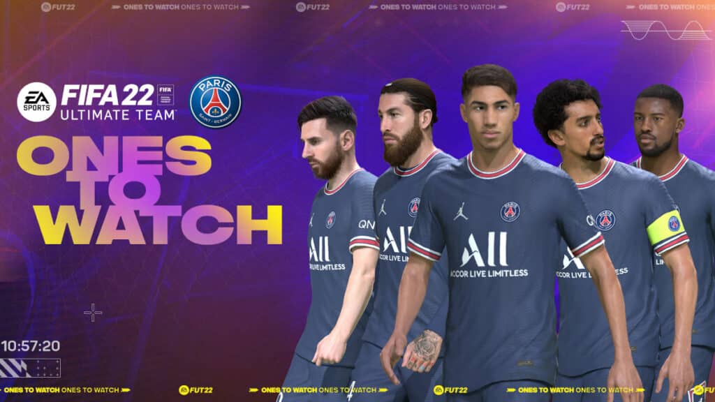 PSG Ones to Watch players in FIFA 22