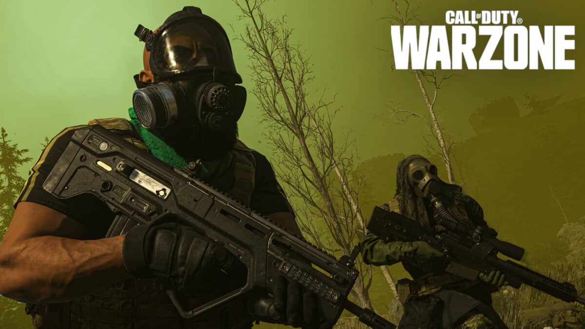 Warzone players surrounded by gas