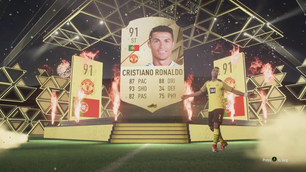 FIFA 22 walkout pack animation