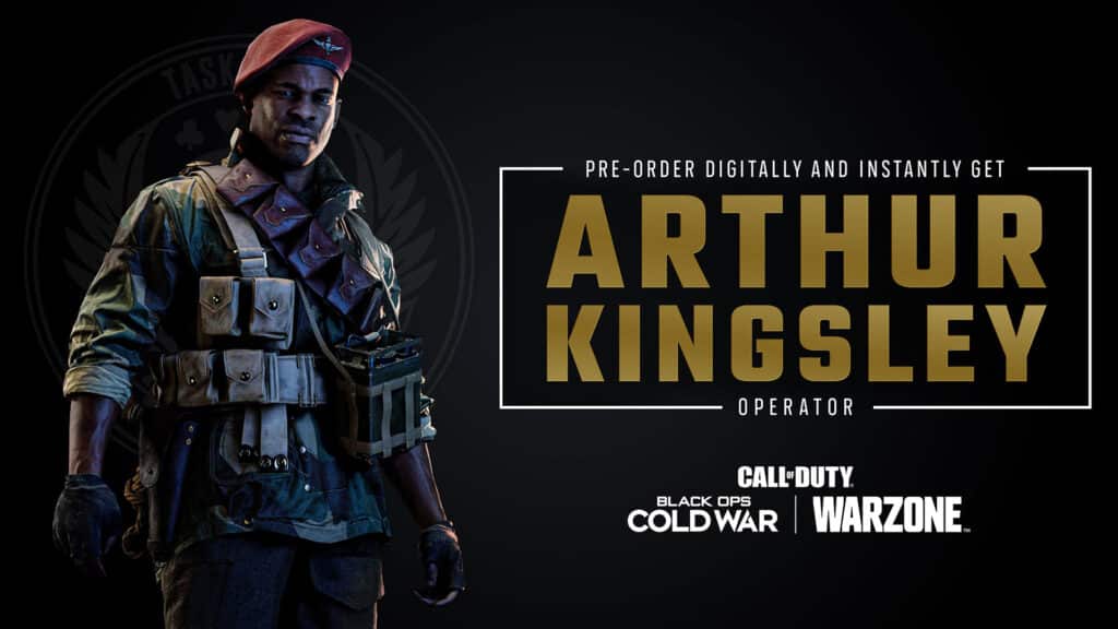 Operator Arthur Kingsley in Warzone and Black Ops Cold War
