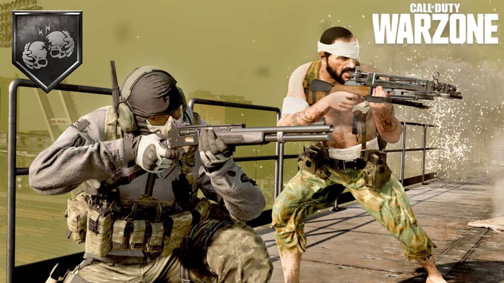 Warzone players shooting