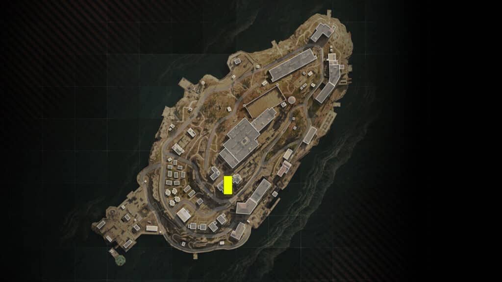 Warzone Rebirth Island yellow door location