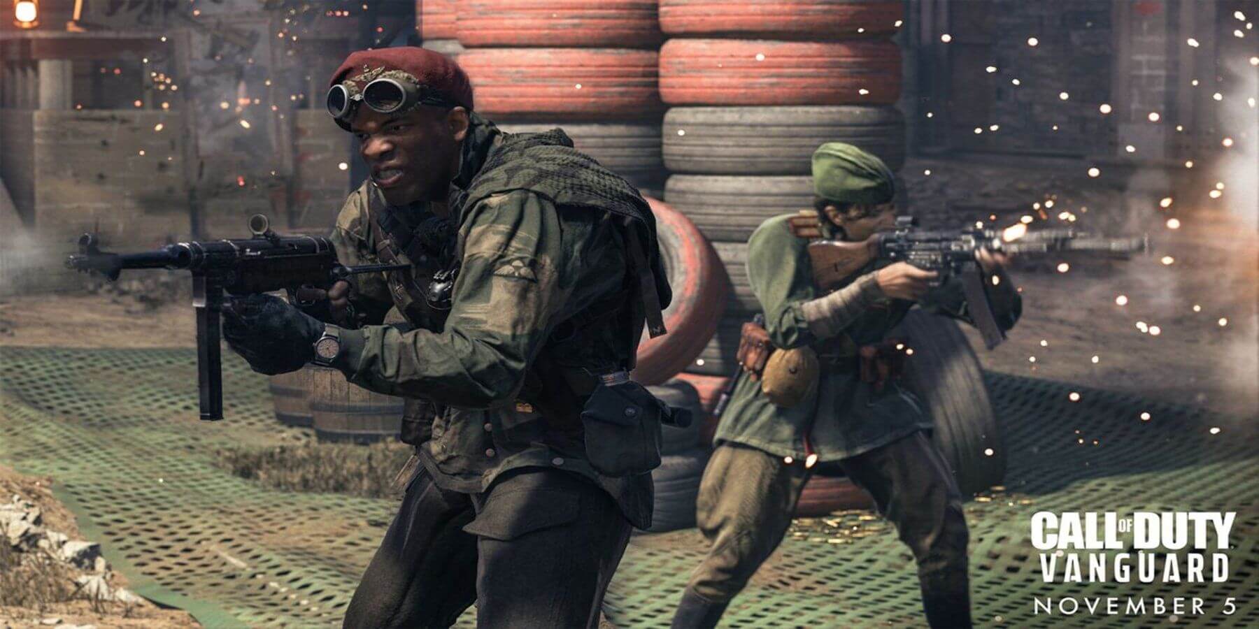 Call of Duty: Vanguard characters fighting in battle