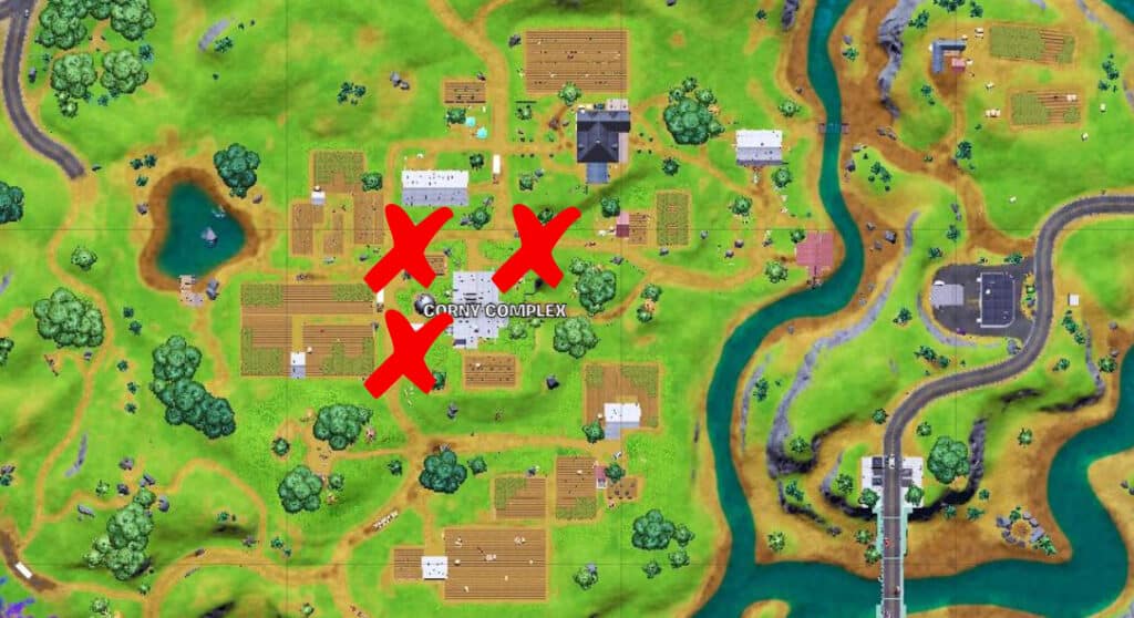 Mission kit locations in Fortnite
