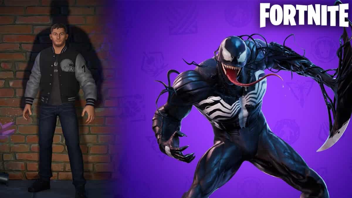 Fortnite Eddie Brock and Venom skins
