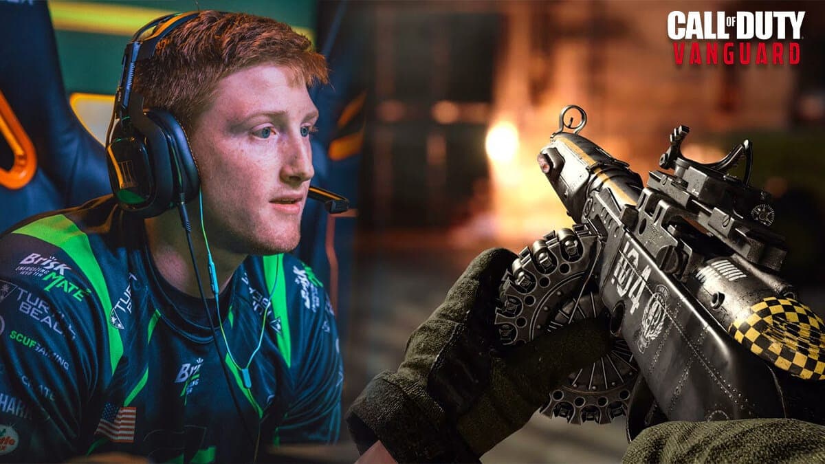 Scump and a CoD: Vanguard weapon