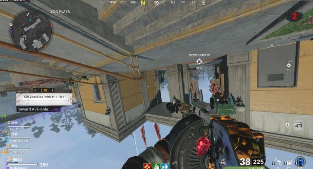 upside down Zombies map in Black Ops Cold War