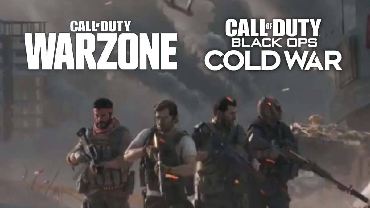 Warzone and Black Ops Cold War characters walking