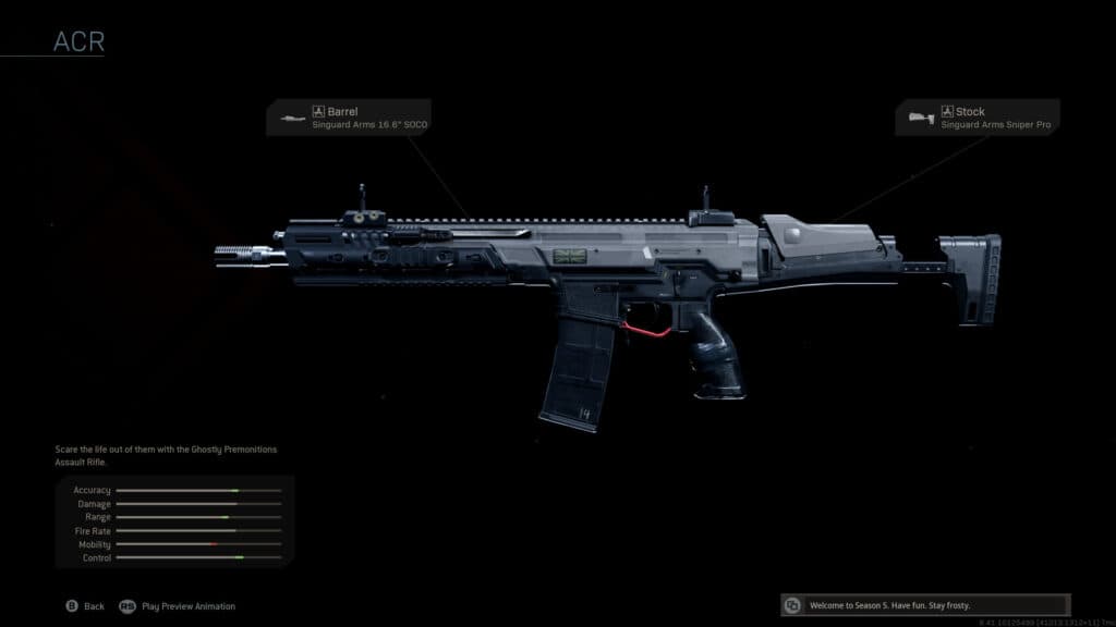 Warzone ACR Assault Rifle