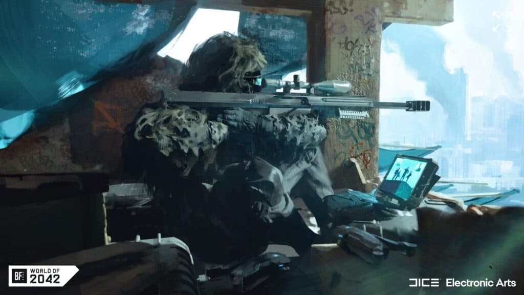 Casper sniping in Battlefield 2042