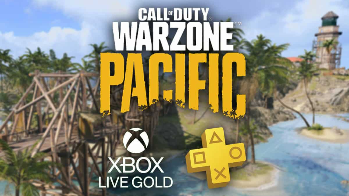 Warzone Pacific Xbox Live Gold and PS Plus