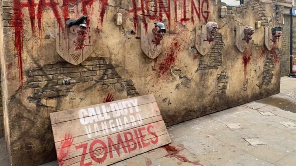 cod vanguard zombies marketing promotion london