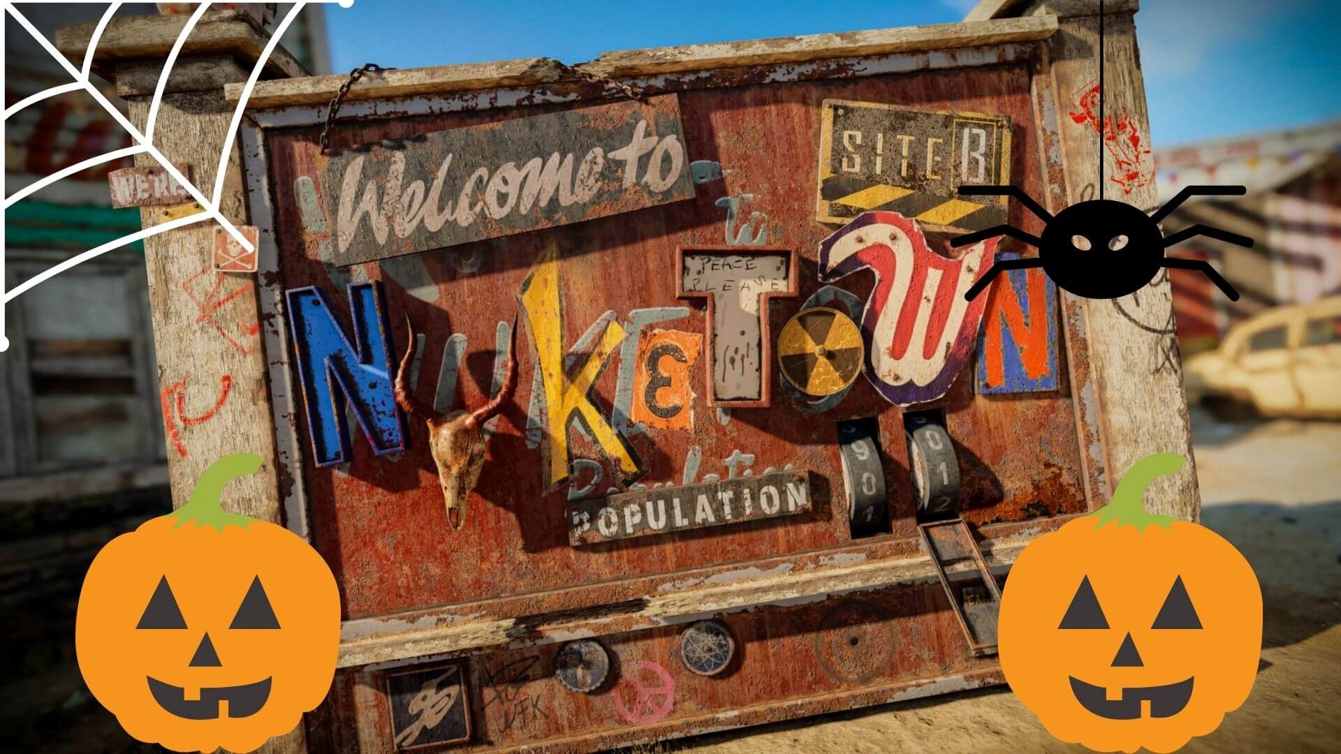 nuketown 84 sign in cold war