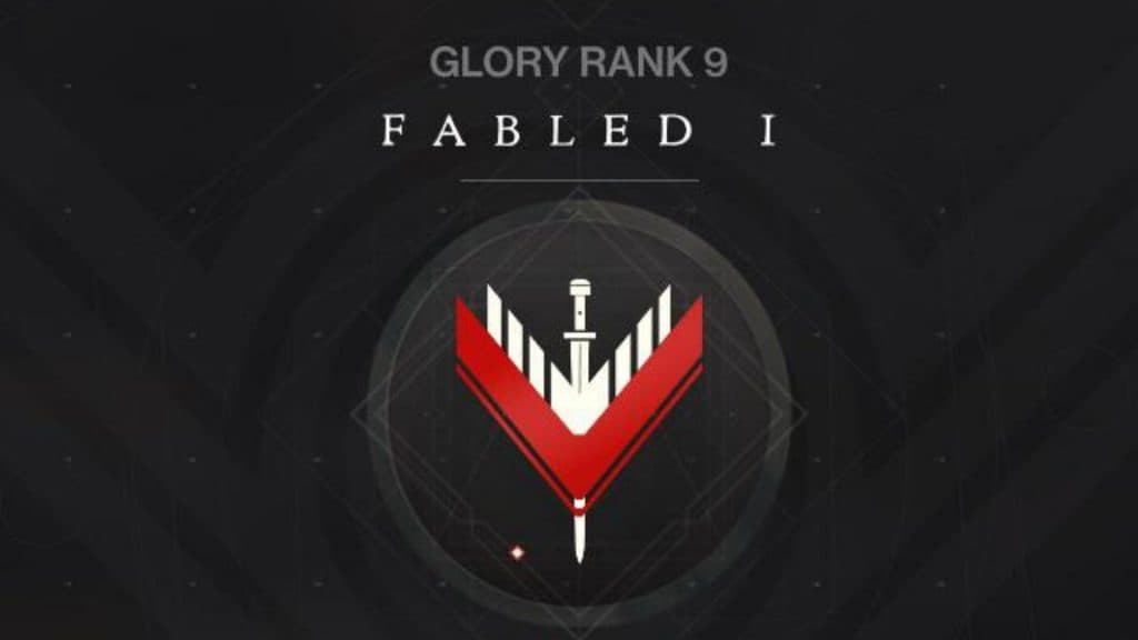 fabled I rank in destiny 2