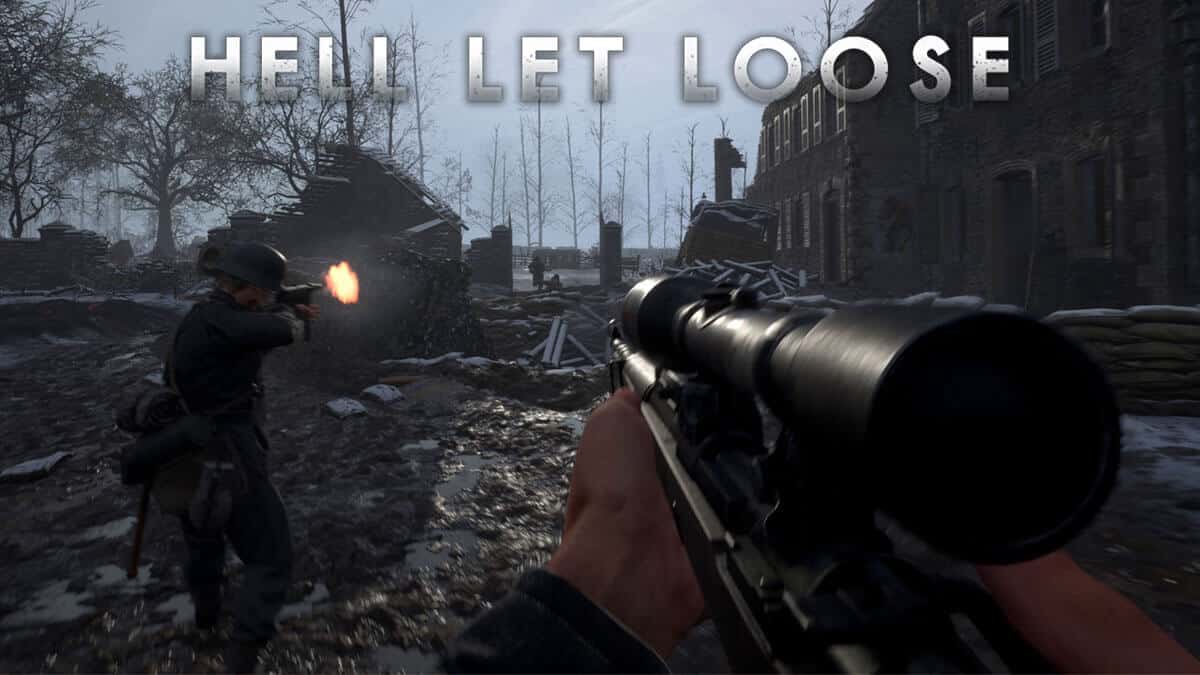 Hell Let Loose sniper rifle gameplay
