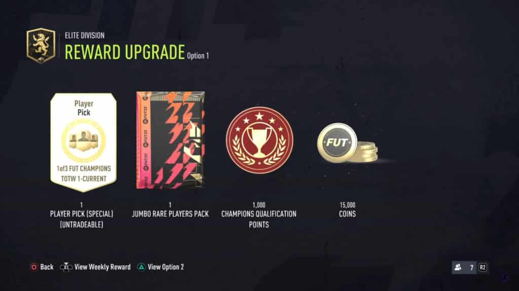 FIFA 22 Elite Division rewards