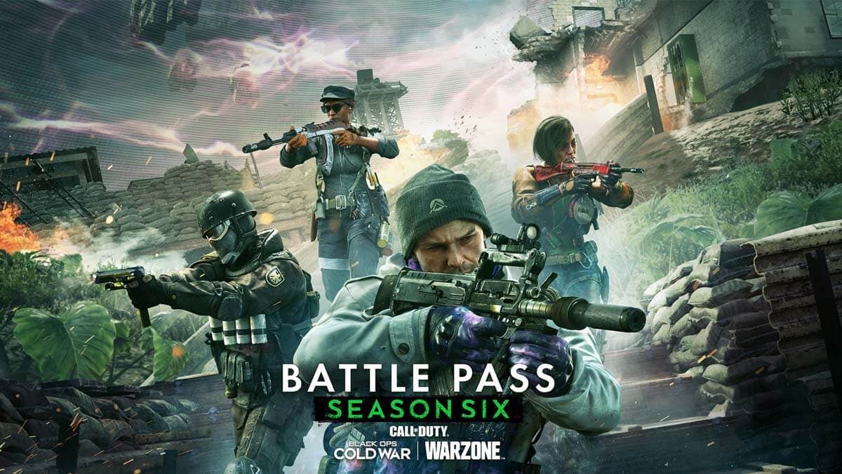 Warzone and Cold War Season 6 Battle Pass artwork