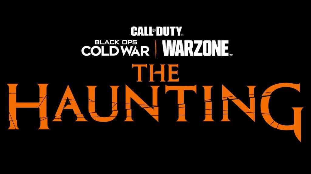 Warzone and Black Ops Cold War The Haunting event logo