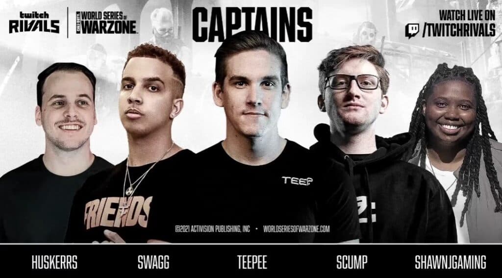 World Series of Warzone NA duos captains