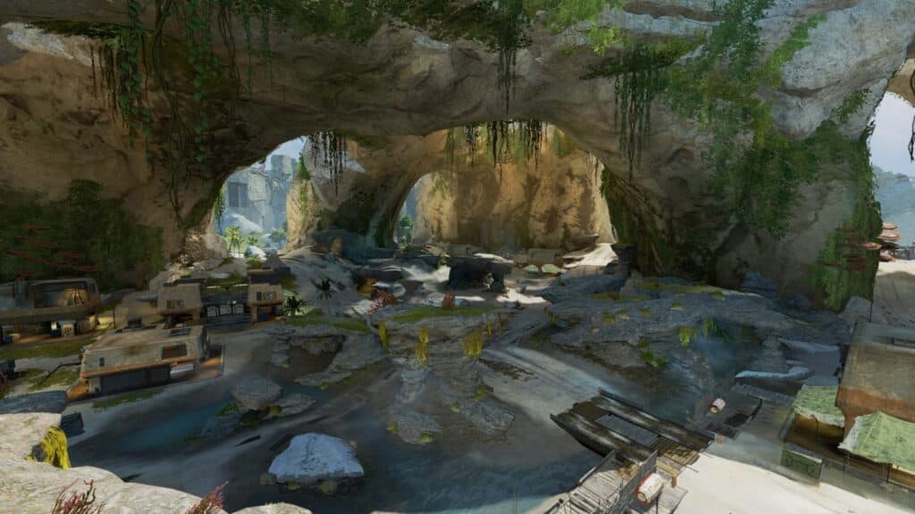Cenote Cave in Apex Legends Storm Point map