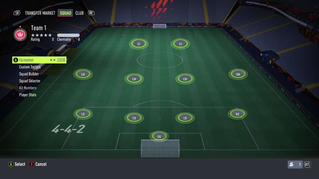Custom Tactics in FIFA 22