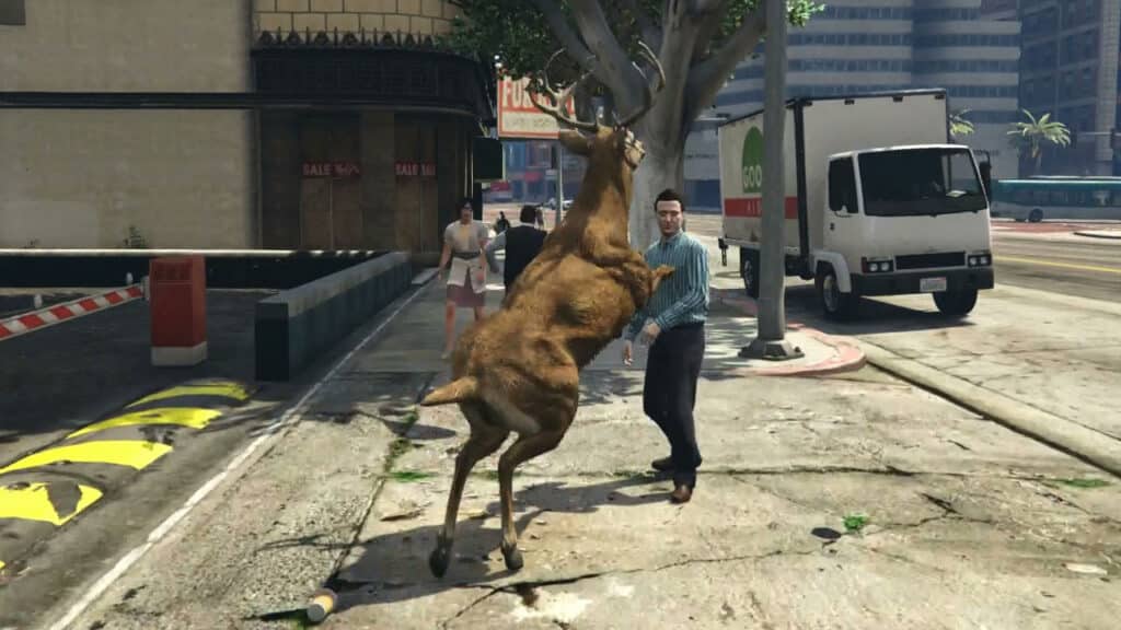 A deer in GTA Online