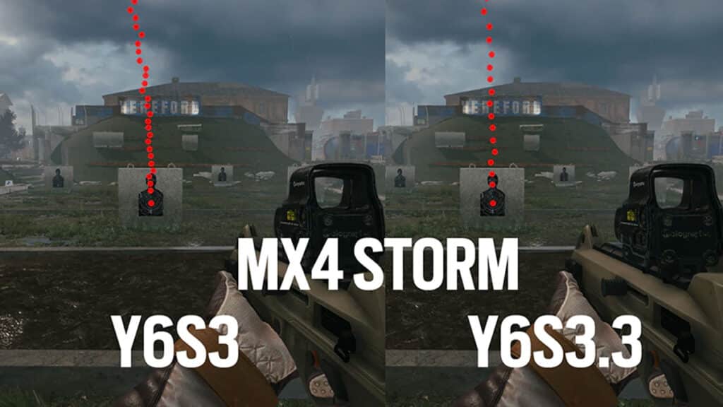 Rainbow Six Siege Mx4 storm recoil nerf comparison