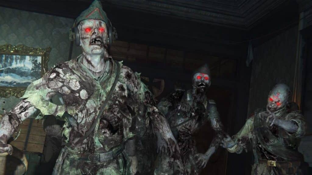 Zombies in vanguard Der Anfang map