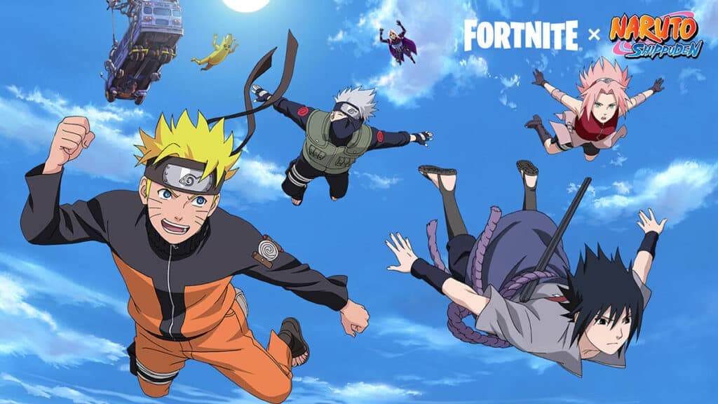 Fortnite Naruto Shinobi Teamwork loading screen