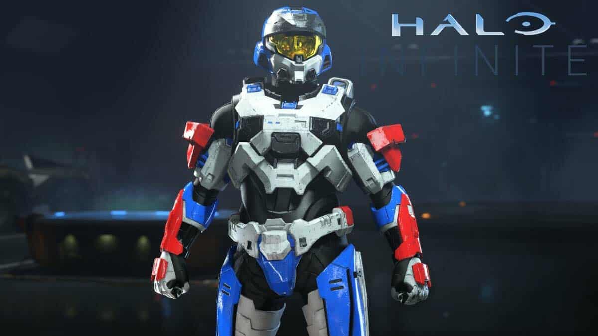 Halo Infinite Spartan wearing Armor
