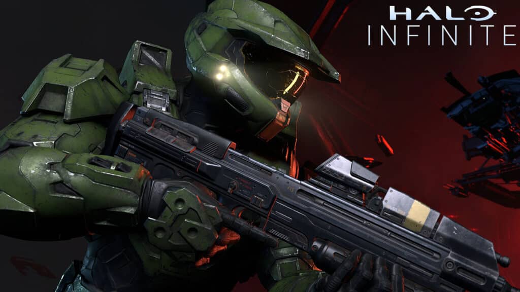 Master Chief with AR in Halo Infinite