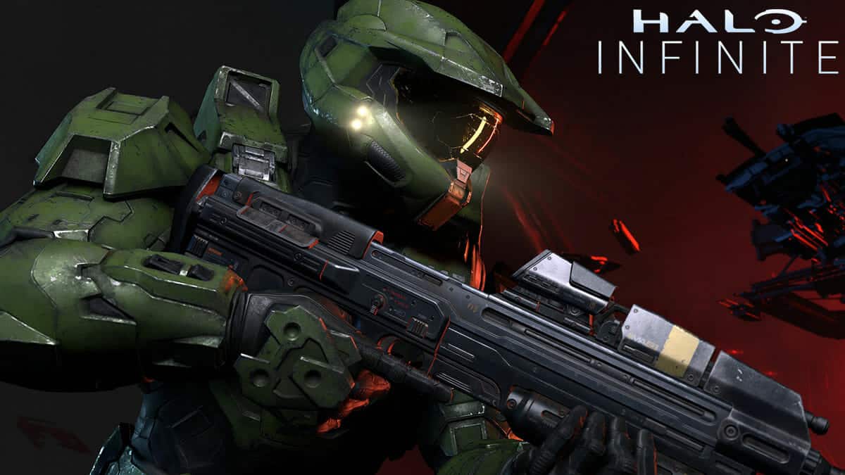 Master Chief with AR in Halo Infinite