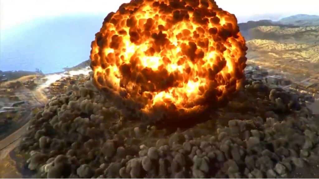 nuke explosion in cod warzone