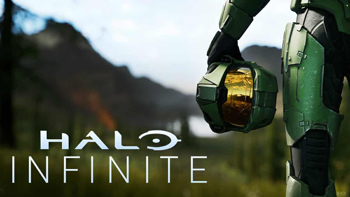 Master Chief helmet in Halo Infinite