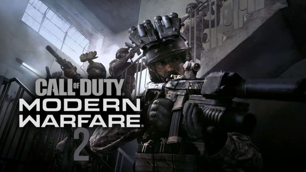 modern warfare 2 screenshot with logo