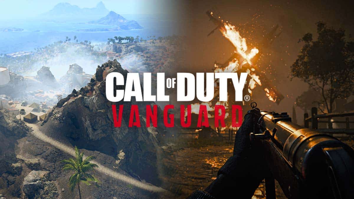 Vanguard MP40 and Warzone Pacific map